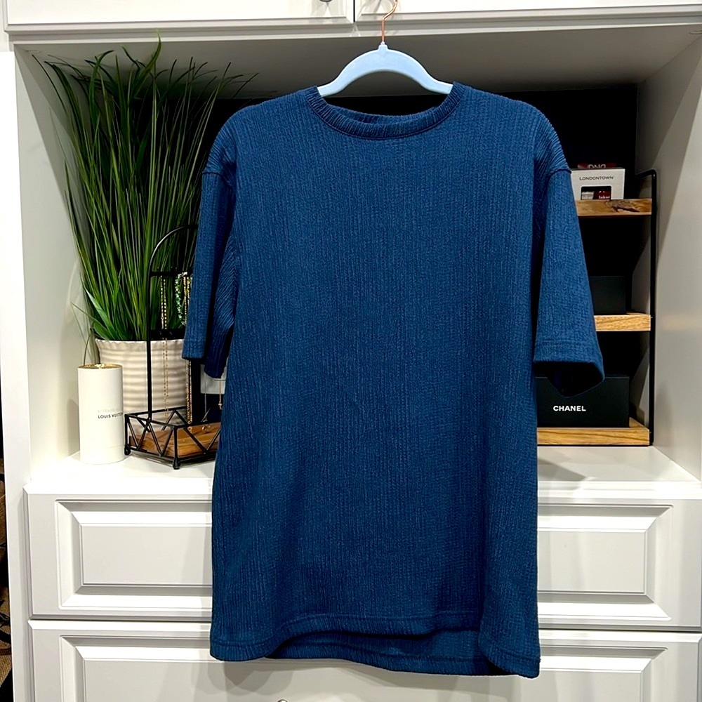 Envy Men  2 piece shirt & pants navy blue XL %95 POLYESTER %5 LYCRA - Picture 6 of 11